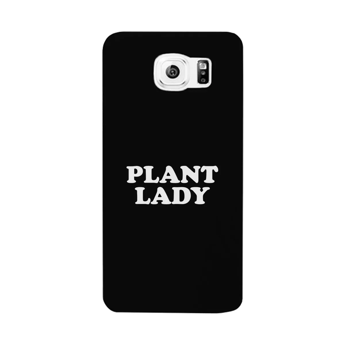 Plant Lady Black Phone Case Simple Quote Cute Graphic Phone Case