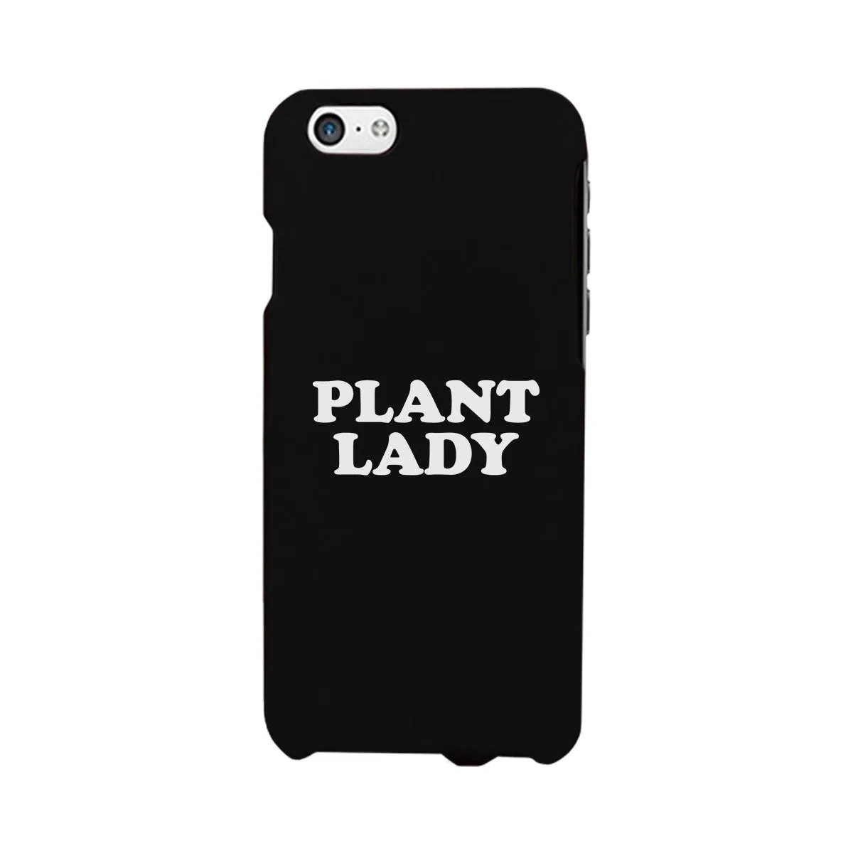 Plant Lady Black Phone Case Simple Quote Cute Graphic Phone Case