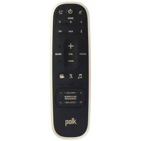 Polk OEM Surround Sound Audio System Remote Control - Black/Gold