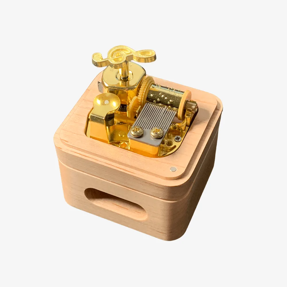 Premium Suzume no Tojimari Theme Song Wooden Music Box with Resonance Box