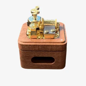 Premium Suzume no Tojimari Theme Song Wooden Music Box with Resonance Box