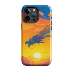 "Sunset Dragon" Tough Case for iPhone® - Dual Layer Protection