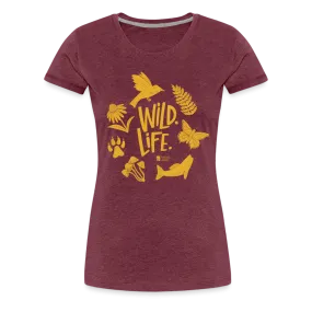 "wild. life." women's t-shirt