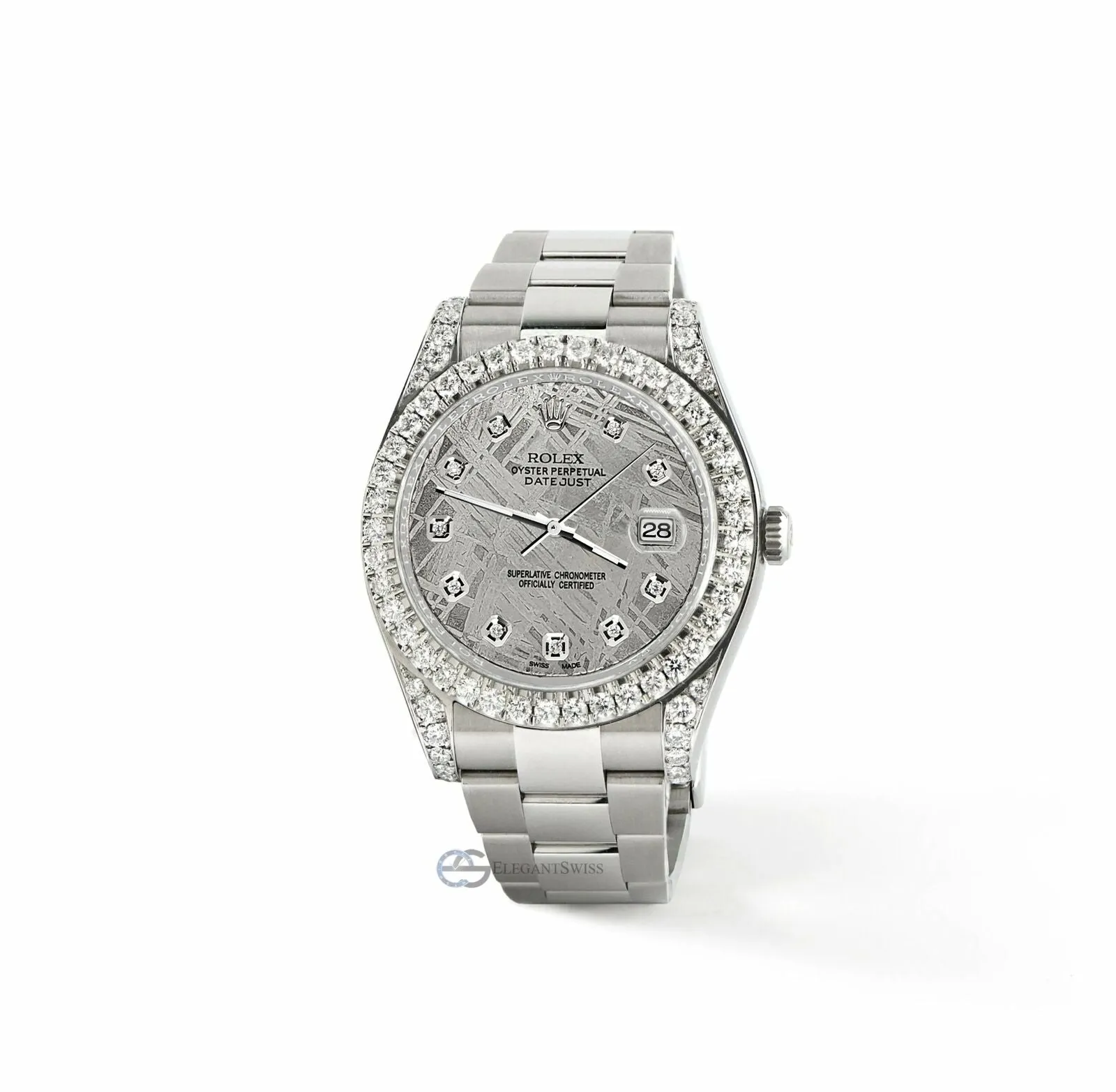 Rolex Datejust II 41mm 4.5CT Diamond Bezel/Lugs/Meteorite Dial  TFJ-142508702