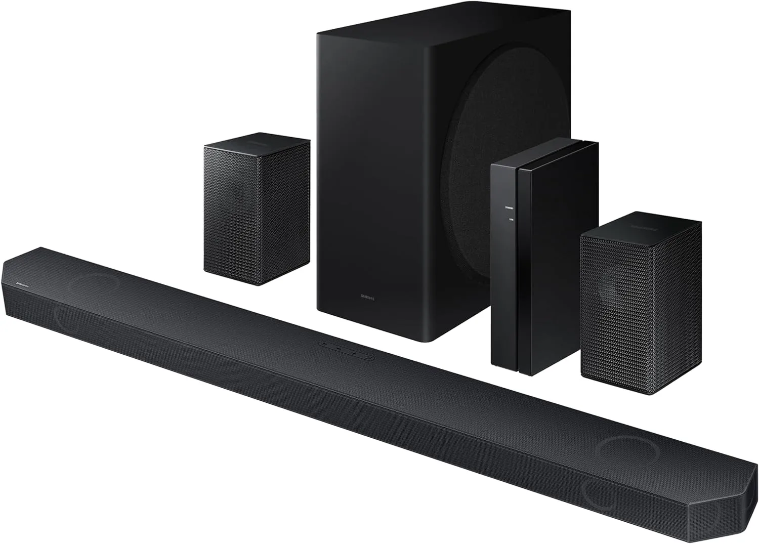 SAMSUNG 9.1.4ch Soundbar with Wireless Dolby Atmos, Q-Symphony, Active voice amplifier, Game Mode Pro, Built-in voice assistant HW-Q910D/ZC