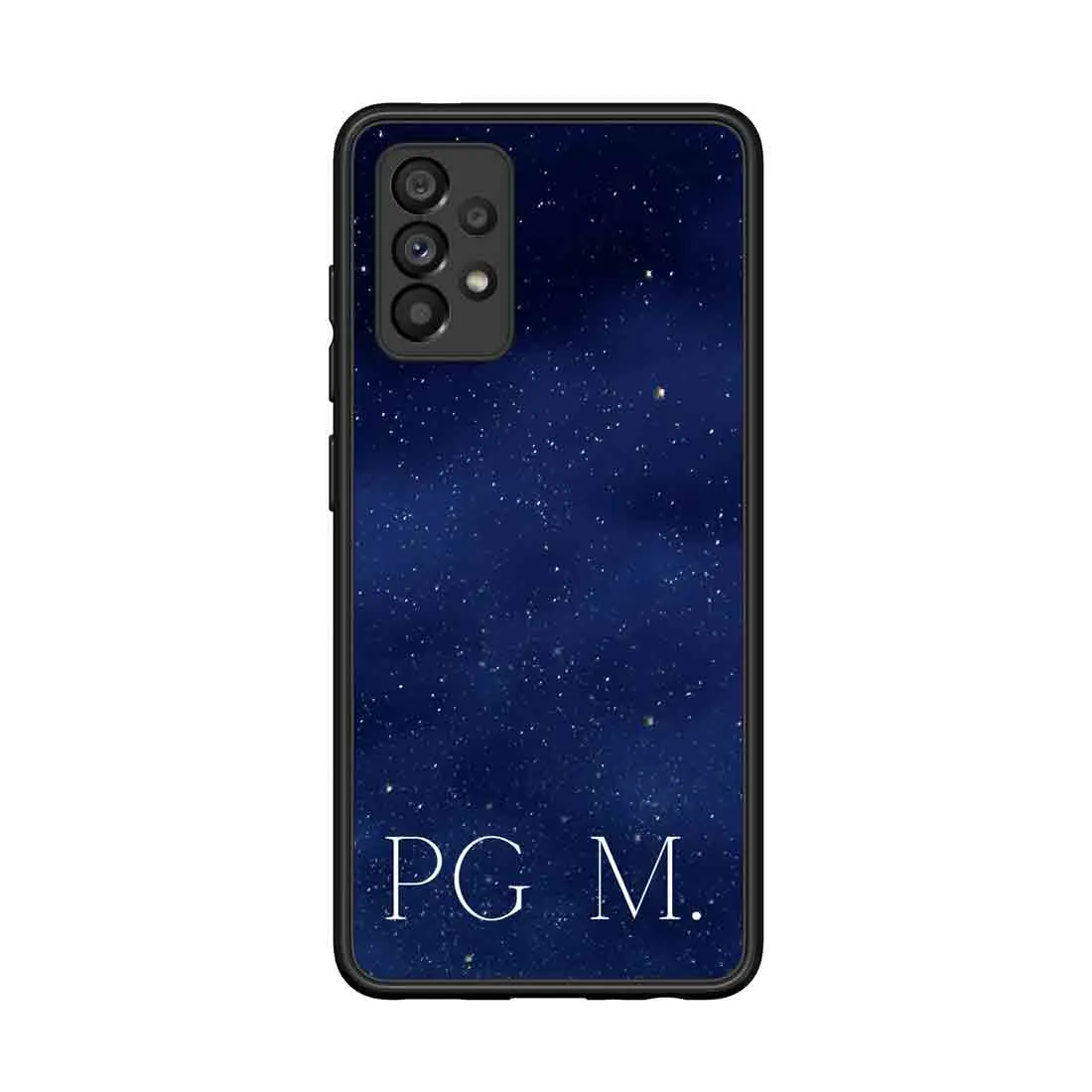 Samsung A53 Back Cover Customized Samsung Mobile Cases With Name - Starry Night