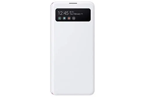 Samsung Galaxy A41 S View Flip Cover White Folio Case EF-EA415PWEGEU