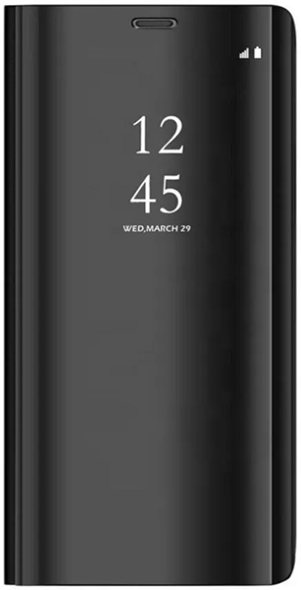 Samsung Galaxy A51 Clear View Wallet Case - Black