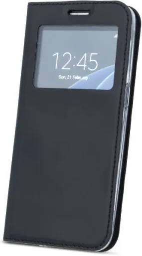 Samsung Galaxy S8 S-View Wallet Case - Black