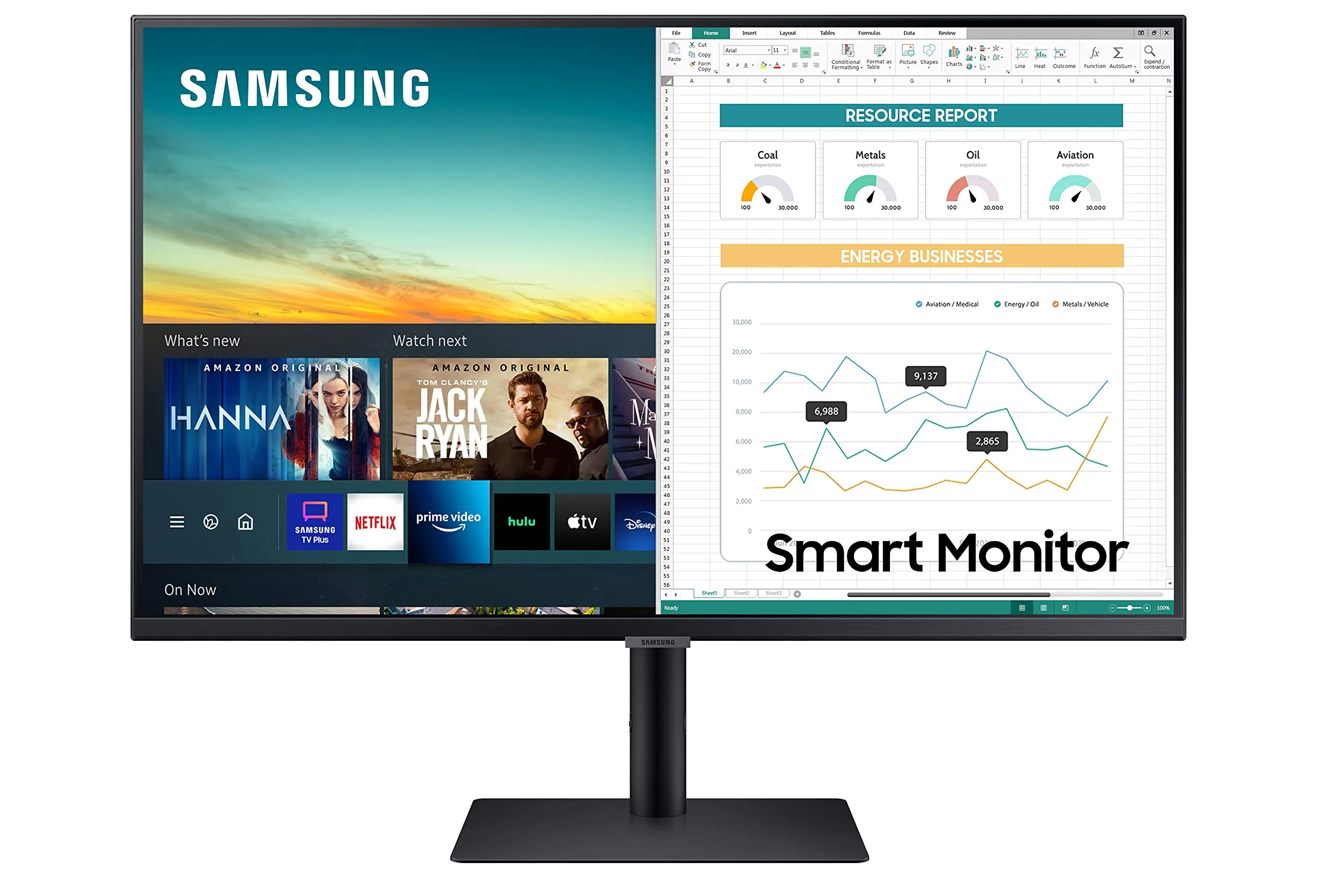 Samsung M5 Series 32-Inch FHD 1080p Smart Monitor & TV with AirPlay & Netflix