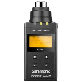 Saramonic TX-XLR9: UHF XLR Plug-On Transmitter for UwMic9 System (555 to 579 MHz)