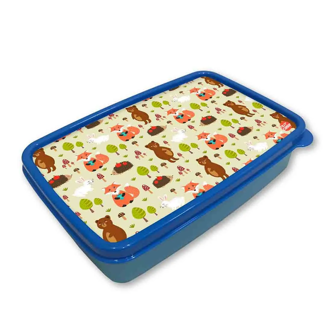 Snacks Biscuit Box for Kids School Lunch Box - Rabbit and Bear