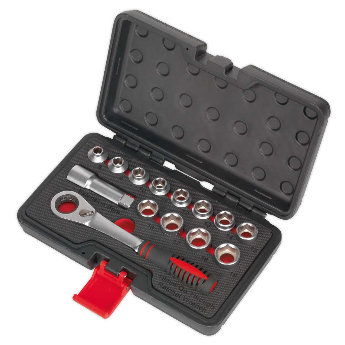 Socket Set 14pc Go-Through Low Profile WallDrive¨ Metric