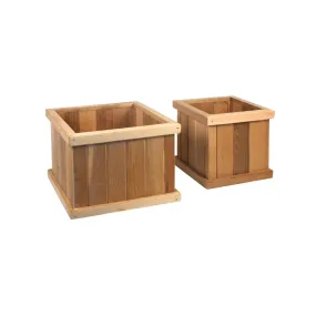 Square Planter Box Set — 14", 18"