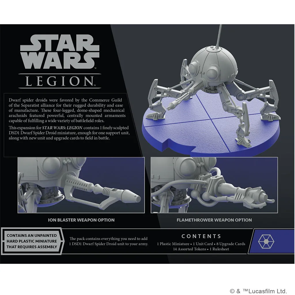 Star Wars: Legion DSD1 Dwarf Spider Droid Unit Expansion SWL88