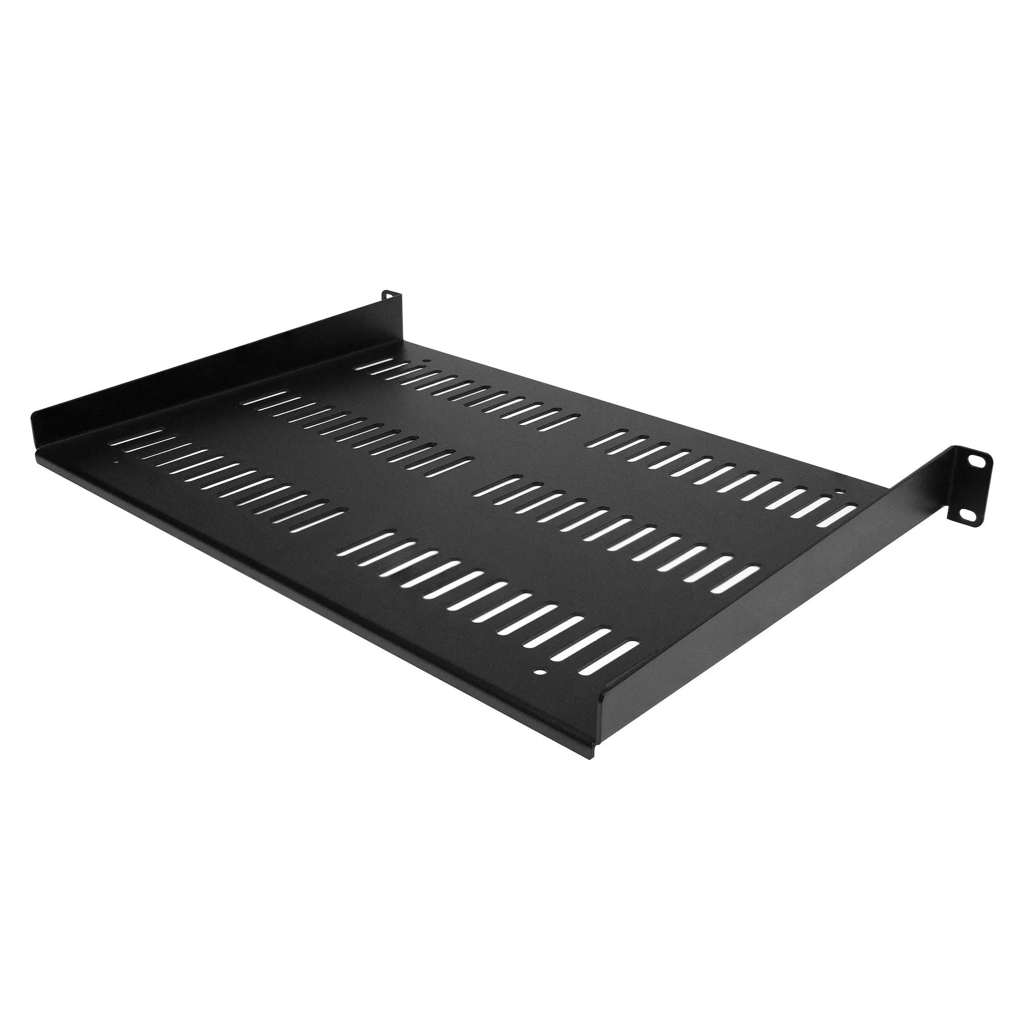 Startech.Com 1U Vented Server Rack Cabinet Shelf, 12In Deep Fixed Cantilever Tray, Rackmount Shelf For 19" Av/Data/Netwo