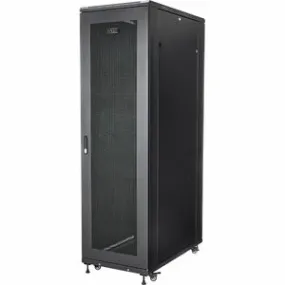 StarTech.com 4-Post 42U Server Rack Cabinet, 19" Data Rack Cabinet for Computer / IT Equipment mount, Rack Server Cabinet with Casters