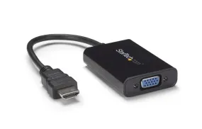 Startech.Com Hdmi To Vga Video Adapter Converter With Audio For Desktop Pc / Laptop / Ultrabook - 1920X1080 - Video Inte