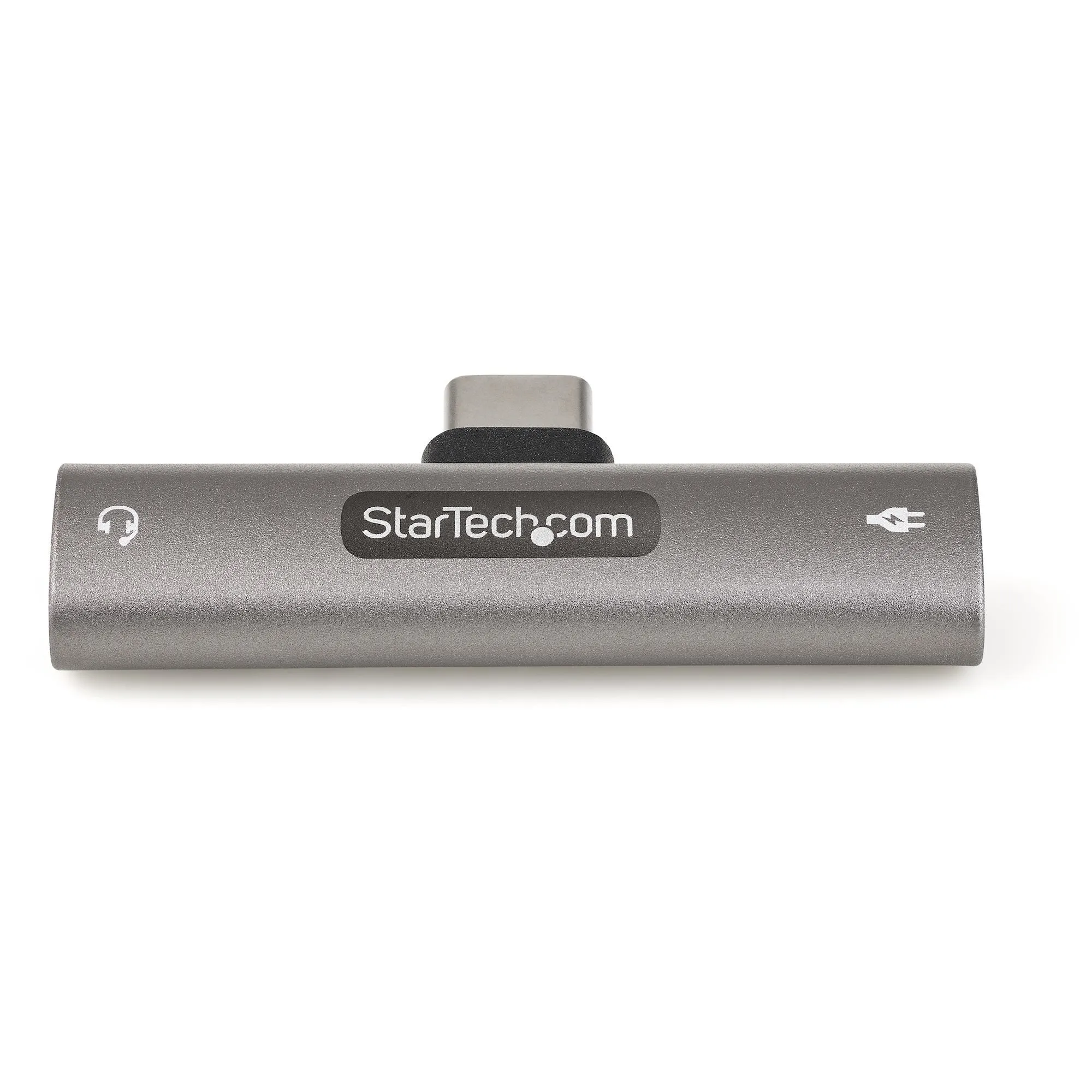 Startech.Com Usb C Audio & Charge Adapter, Usb-C Audio Adapter W/ 3.5Mm Trrs Headphone/Headset Jack And 60W Usb Type-C P