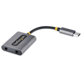 Startech.Com Usb-C Audiosplitter Usbc-Audio-Splitter - Usb-C / Dual 3.5 Mm