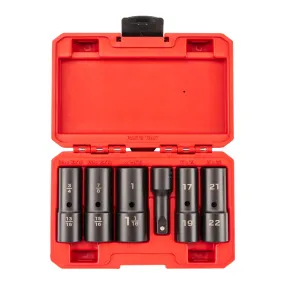 Tekton 6 Pc 1/2 Inch Drive Thin Wall Impact Flip Socket Set, SIF92400