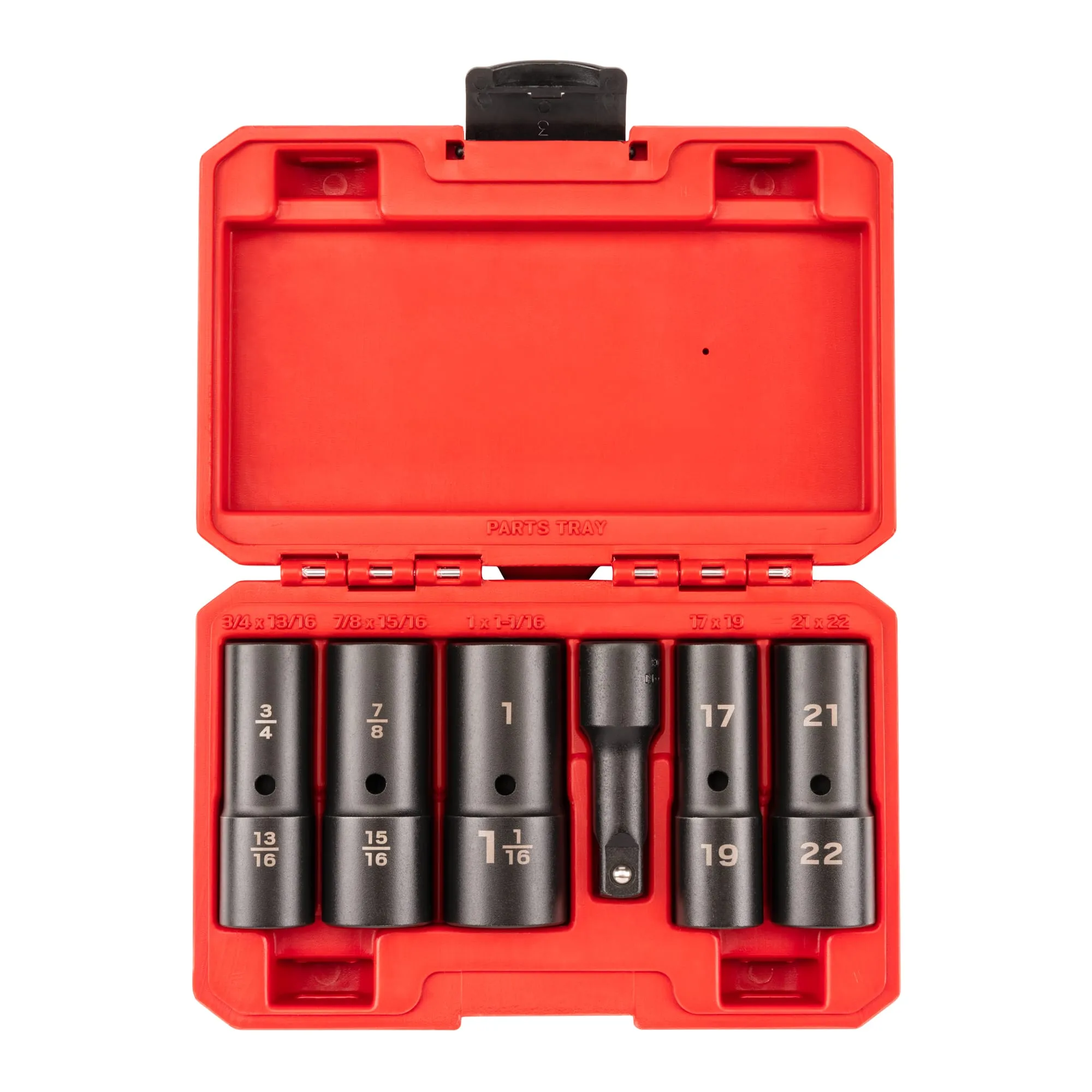 Tekton 6 Pc 1/2 Inch Drive Thin Wall Impact Flip Socket Set, SIF92400