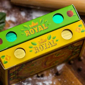 The Royal Pizza Palace (Gilded) Playing Cards Set by Riffle Shuffle