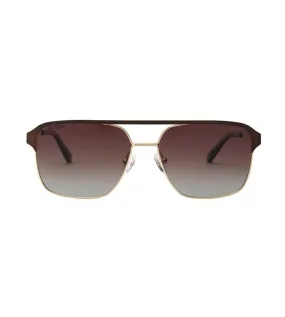 Tommy Hilfiger Men's Gradient Brown Aviator Sunglasses