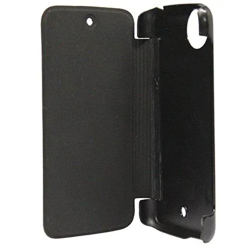 Totelec Leather Diary Style Flip cover case for Micromax Canvas A1 Android One,Black