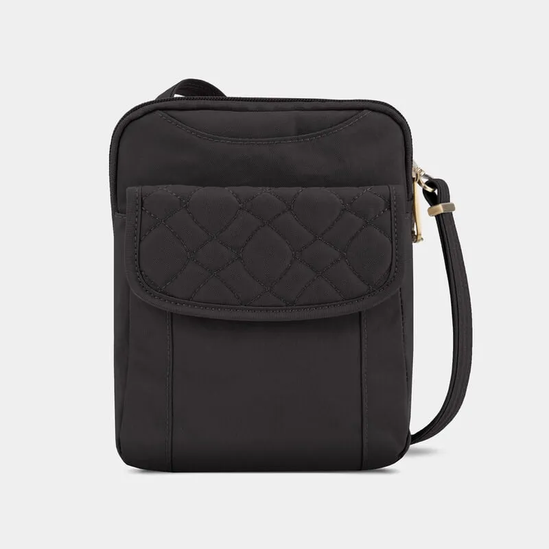 Travelon Anti-Theft RFID Signature Quilted Slim Pouch Crossbody