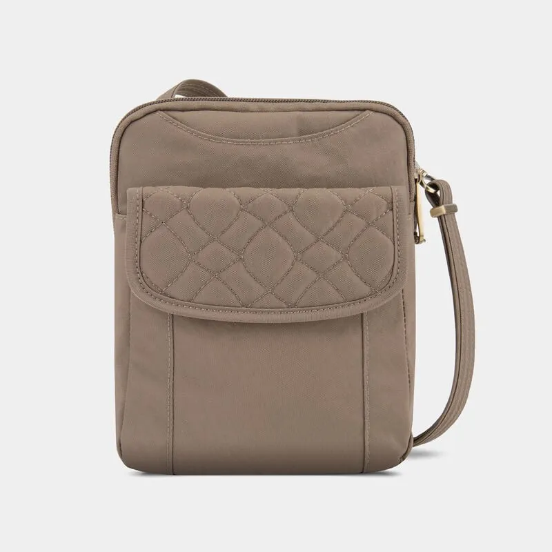 Travelon Anti-Theft RFID Signature Quilted Slim Pouch Crossbody