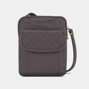 Travelon Anti-Theft RFID Signature Quilted Slim Pouch Crossbody