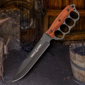 Trench Raider Pakkawood Fixed Blade With Sheath