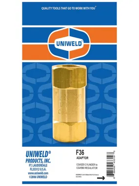 Uniweld F36 CO2 Adapter