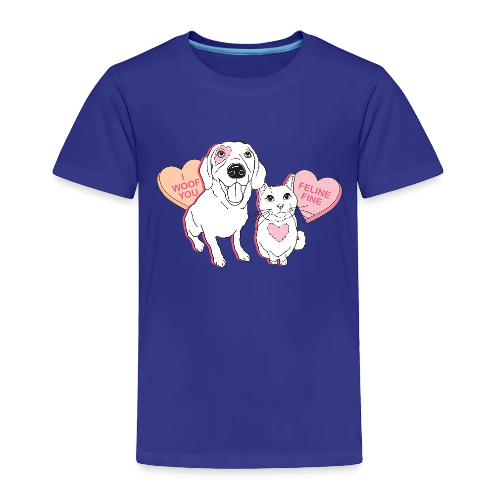 Valentine Hearts Toddler Premium T-Shirt