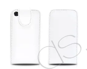 Volte Series iPhone 4 and 4S Leather Flip Case - White