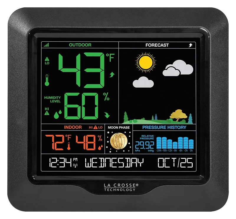 WEATHER STATION W/COLOR DISPLA :EA: QUANTITY: 1