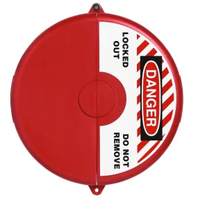 Wheel Valve Lockout Cover V313, Fits Valve Handles from 10" Up To 13" Diameter