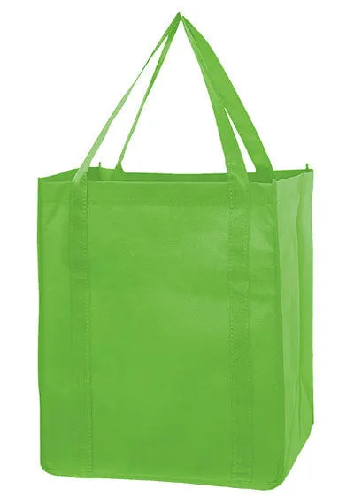 Wholesale Recession Buster Non Woven Grocery Tote Bag with Poly Board Insert - RB131015