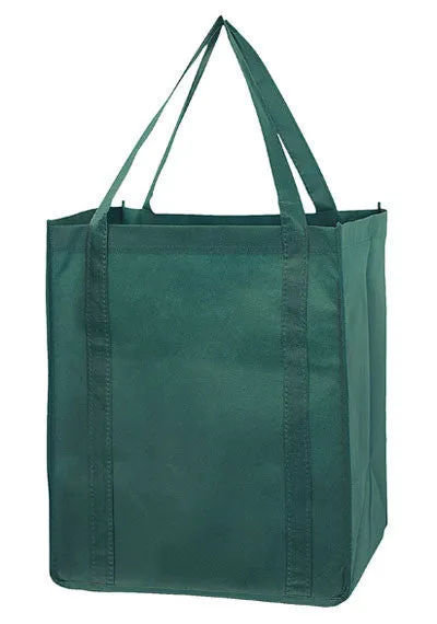 Wholesale Recession Buster Non Woven Grocery Tote Bag with Poly Board Insert - RB131015