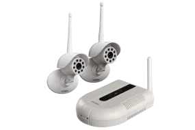 Wireless home camera with audio and night vision