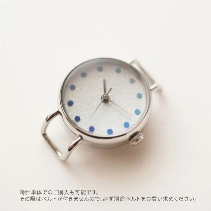 Women's Wristwatch - Azure Color, Japanese handmade wrist watch