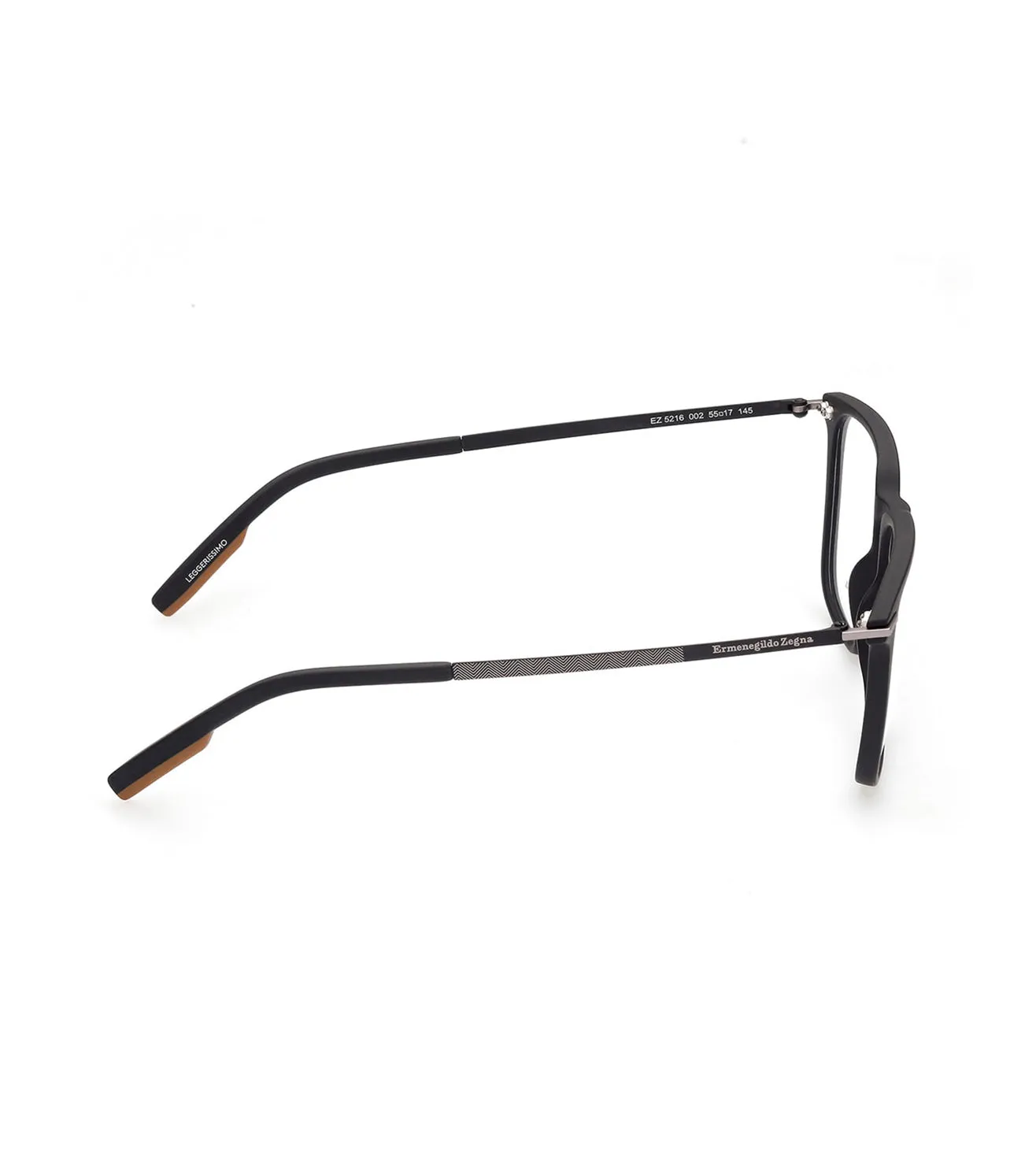 Zegna Men's Black Square Optical Frame