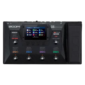 Zoom G6 Guitar Efects And Amp Simulator Multi Effects Pedal